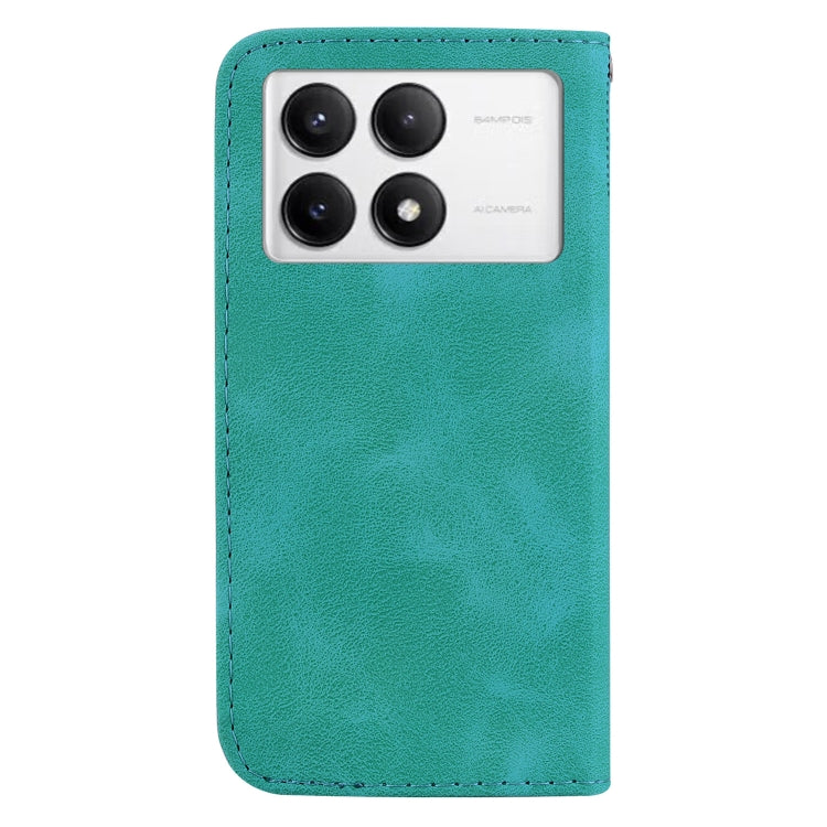 For Redmi K70 / K70 Pro Seven-shaped Embossed Leather Phone Case