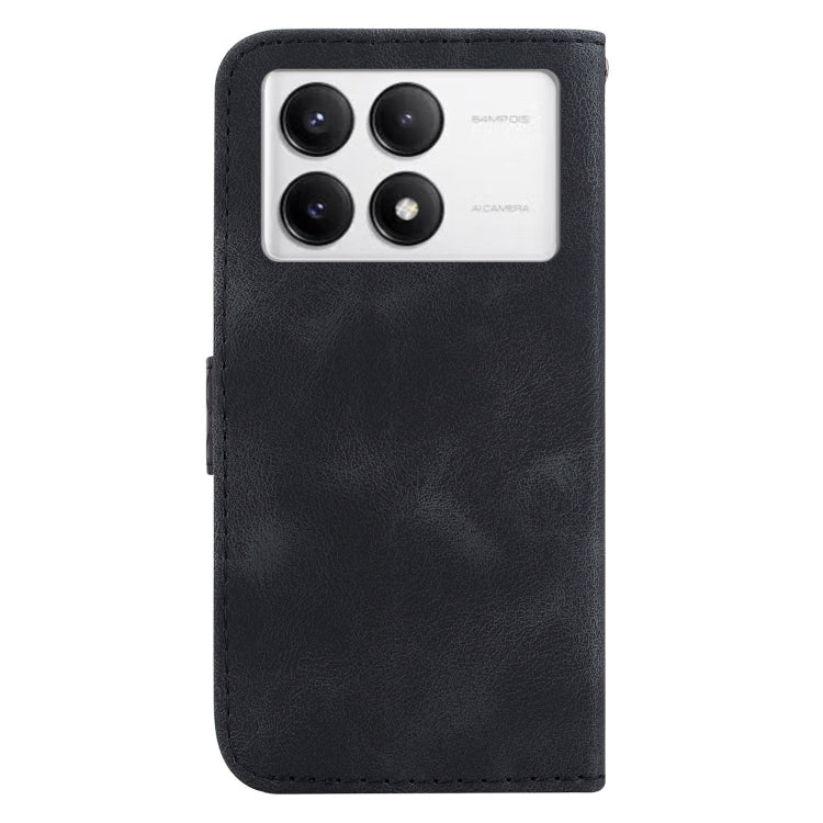 For Redmi K70 / K70 Pro Seven-shaped Embossed Leather Phone Case