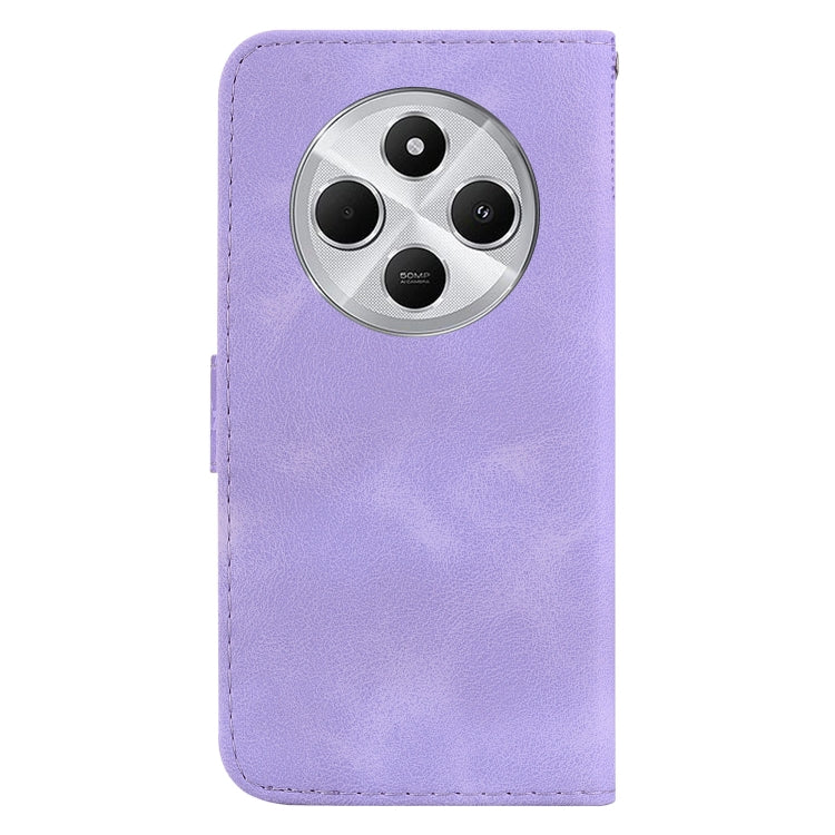 For Redmi 14C 4G Seven-shaped Embossed Leather Phone Case