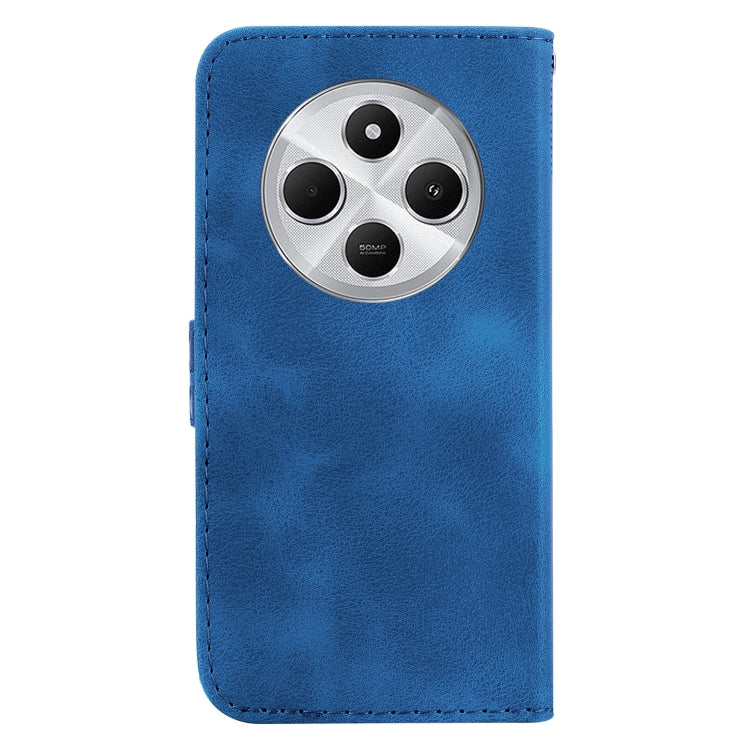 For Redmi 14C 4G Seven-shaped Embossed Leather Phone Case