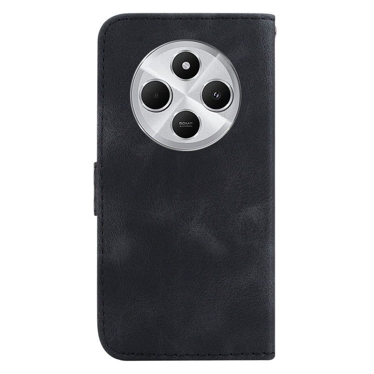 For Redmi 14C 4G Seven-shaped Embossed Leather Phone Case