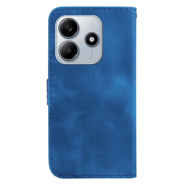 For Redmi Note 14 5G Seven-shaped Embossed Leather Phone Case