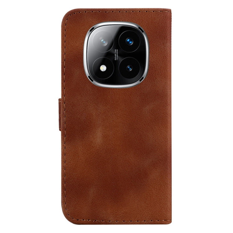 For Redmi Note 14 Pro / Note 14 Pro+ 5G Seven-shaped Embossed Leather Phone Case
