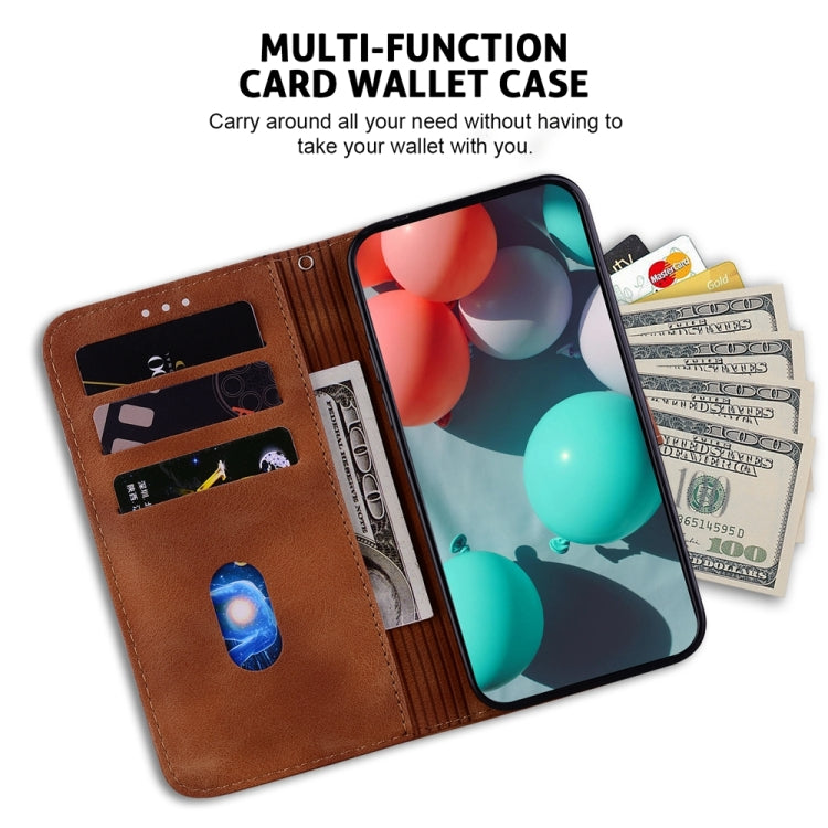 For Redmi Note 14 Pro / Note 14 Pro+ 5G Seven-shaped Embossed Leather Phone Case