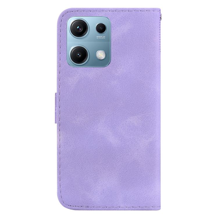 For Redmi Note 14S 4G Seven-shaped Embossed Leather Phone Case