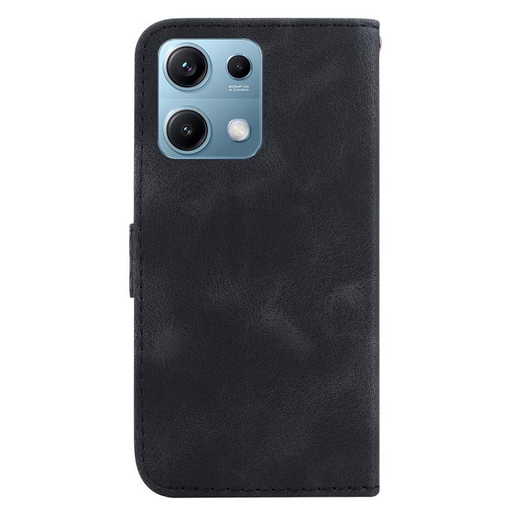 For Redmi Note 14S 4G Seven-shaped Embossed Leather Phone Case