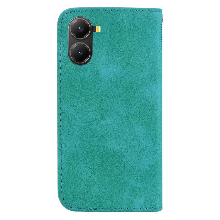 For Redmi Turbo 4 / Xiaomi Poco X7 Pro Seven-shaped Embossed Leather Phone Case