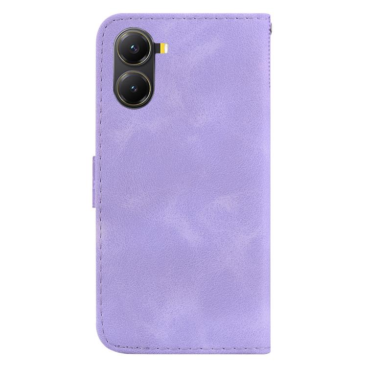 For Redmi Turbo 4 / Xiaomi Poco X7 Pro Seven-shaped Embossed Leather Phone Case