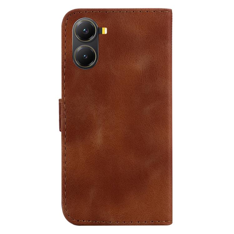 For Redmi Turbo 4 / Xiaomi Poco X7 Pro Seven-shaped Embossed Leather Phone Case