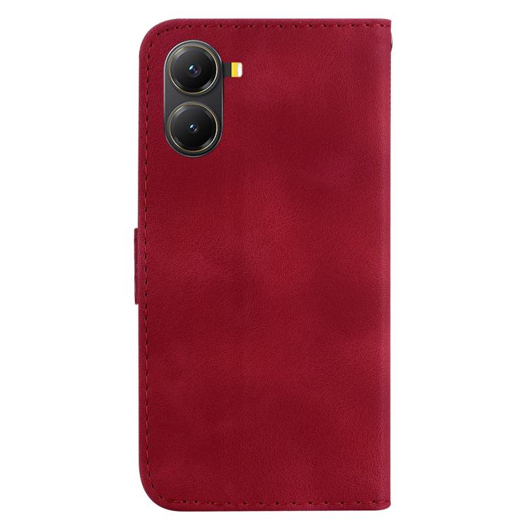 For Redmi Turbo 4 / Xiaomi Poco X7 Pro Seven-shaped Embossed Leather Phone Case