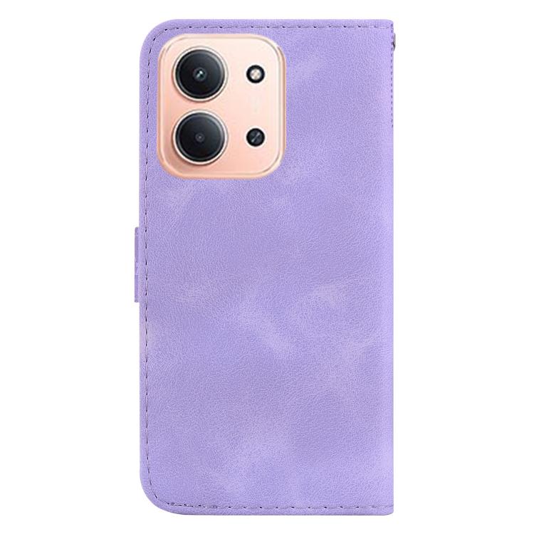 For Redmi 15C 5G / 4G EU 173mm / Poco C85 5G Seven-shaped Embossed Leather Phone Case