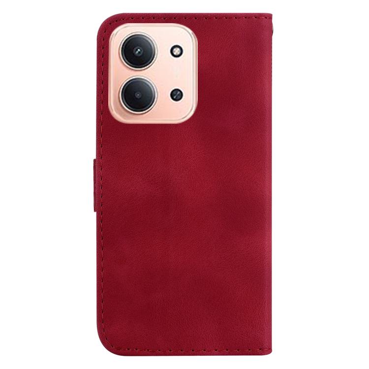 For Redmi 15C 5G / 4G EU 173mm / Poco C85 5G Seven-shaped Embossed Leather Phone Case
