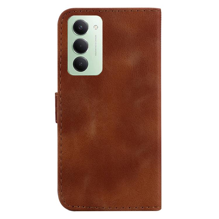 For Redmi 15 5G / 4G EU 171mm Seven-shaped Embossed Leather Phone Case