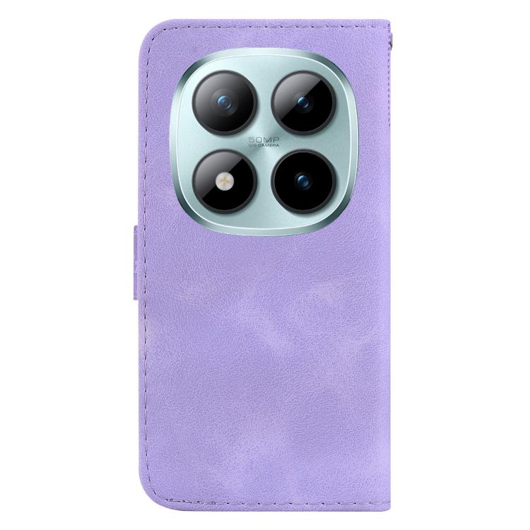 For Redmi Note 15 Pro+ 5G 163.3mm / Poco M8 Pro 5G Seven-shaped Embossed Leather Phone Case