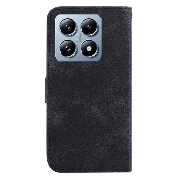 For Xiaomi 14T Seven-shaped Embossed Leather Phone Case
