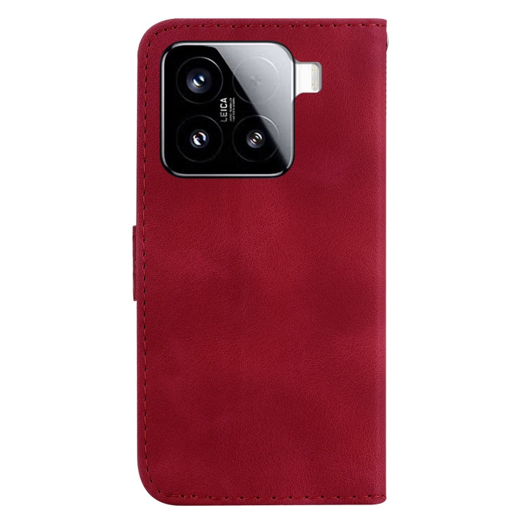 For Xiaomi 15 Seven-shaped Embossed Leather Phone Case