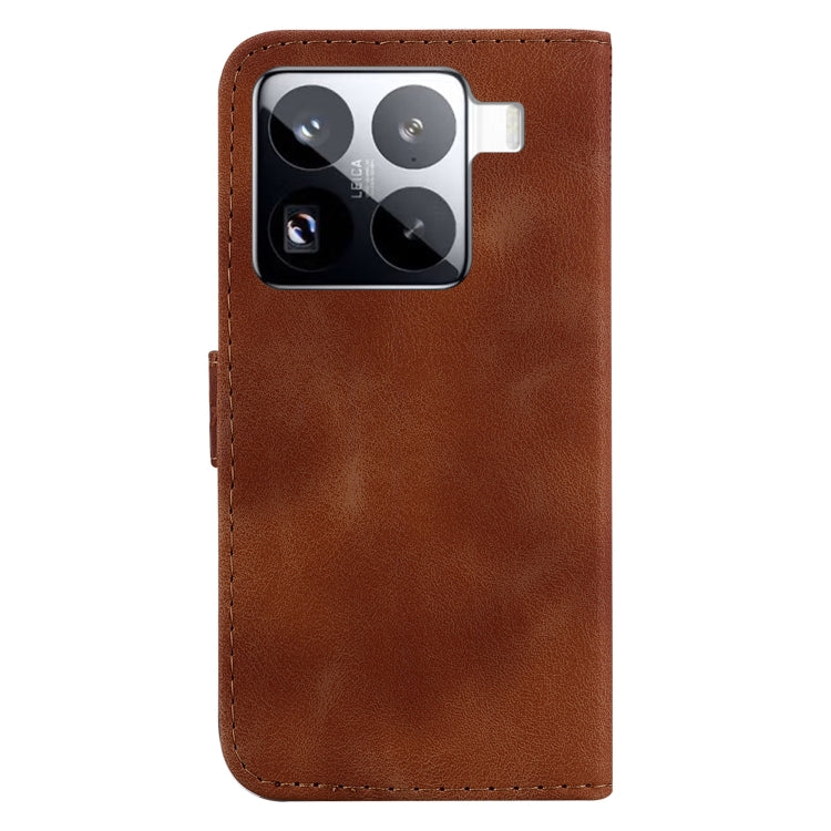For Xiaomi 15 Pro Seven-shaped Embossed Leather Phone Case