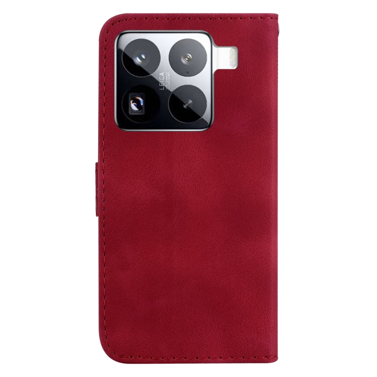 For Xiaomi 15 Pro Seven-shaped Embossed Leather Phone Case