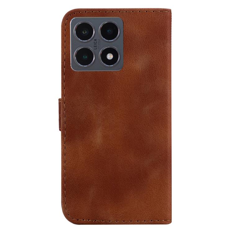 For Xiaomi 15T 5G Seven-shaped Embossed Leather Phone Case