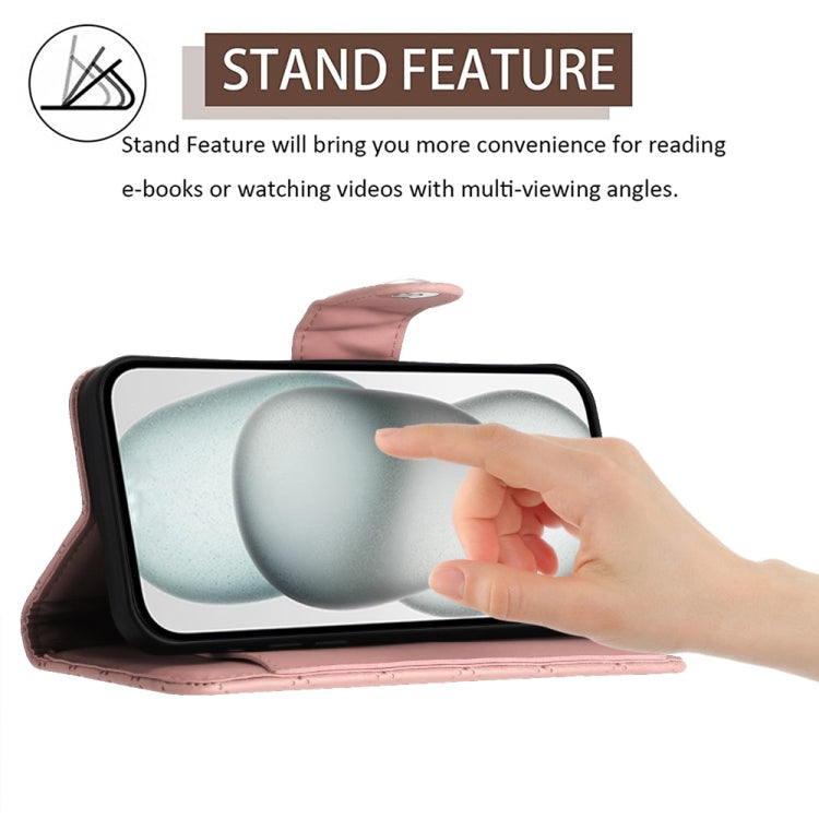 For Infinix Smart 7 HD Rhombic Texture Flip Leather Phone Case with Lanyard