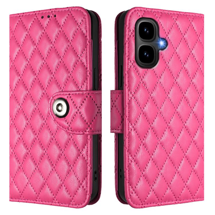 For Infinix Smart 10 4G / Tecno Pop 10 Rhombic Texture Flip Leather Phone Case with Lanyard