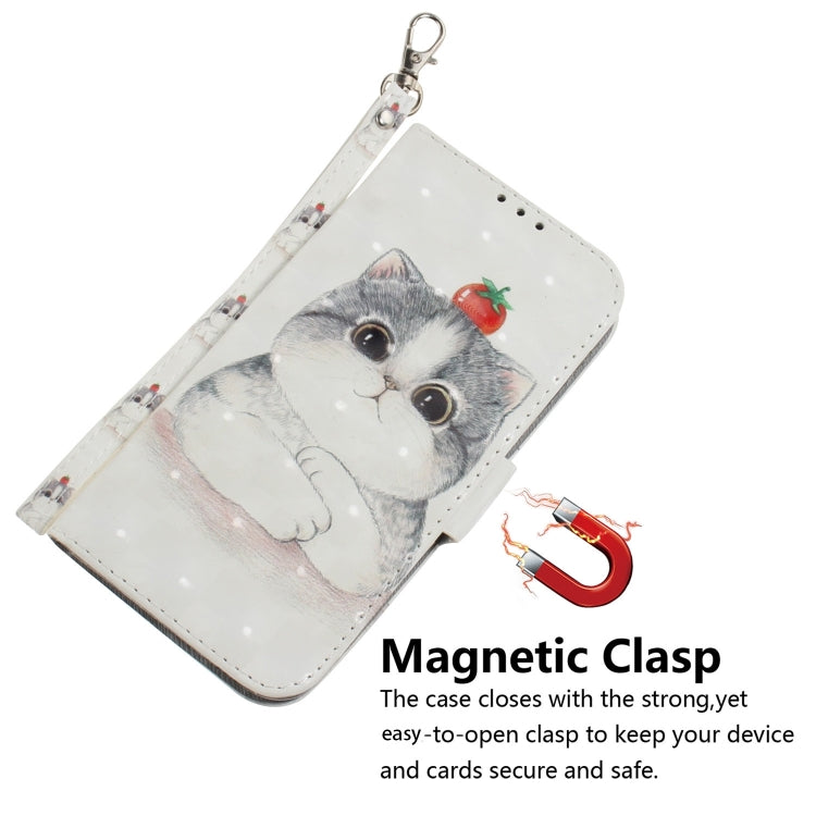 For Xiaomi Poco M6 4G 3D Colored Flip Leather Phone Case