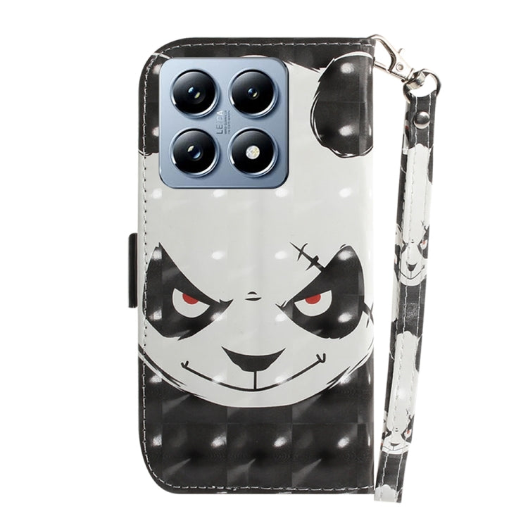 For Xiaomi 14T 3D Colored Flip Leather Phone Case