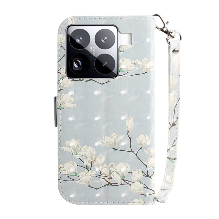 For Xiaomi 15 Pro 3D Colored Flip Leather Phone Case