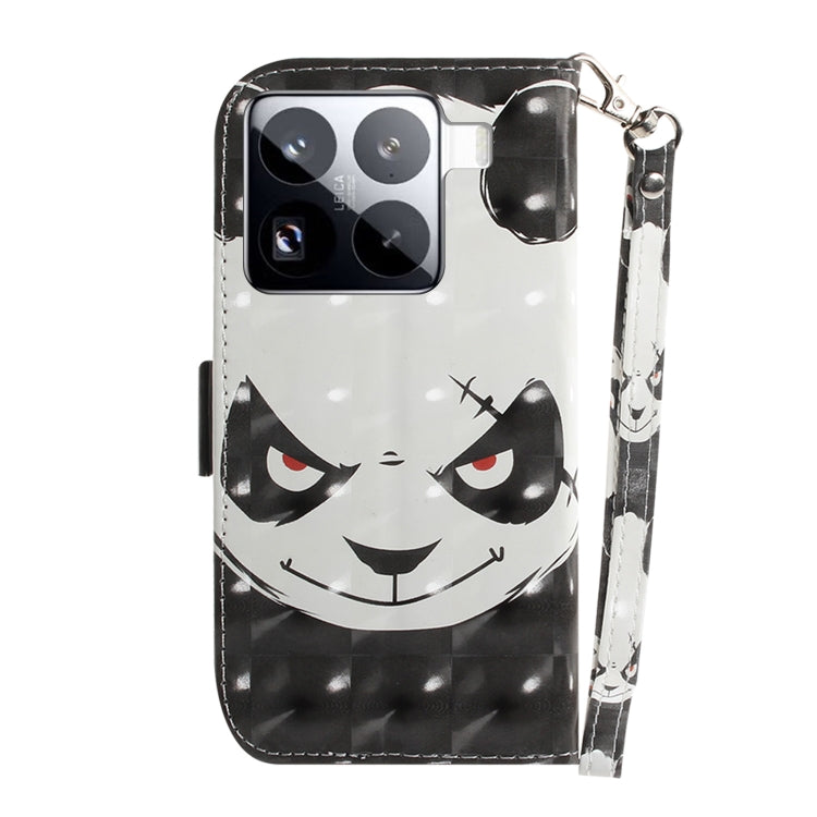 For Xiaomi 15 Pro 3D Colored Flip Leather Phone Case