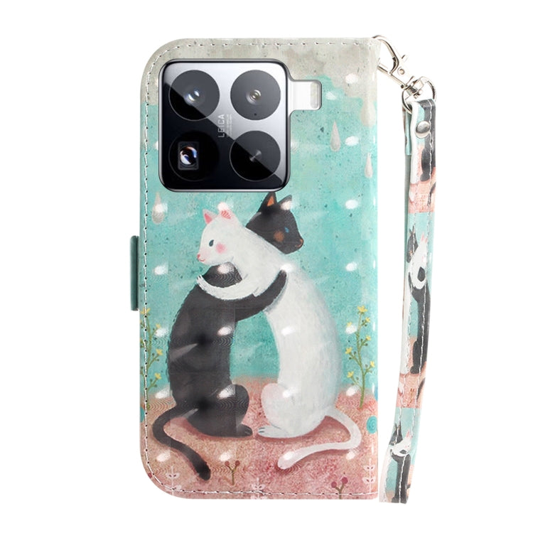 For Xiaomi 15 Pro 3D Colored Flip Leather Phone Case