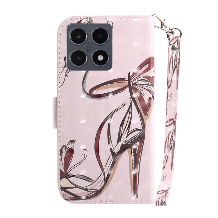 For Xiaomi 15T 5G 3D Colored Flip Leather Phone Case