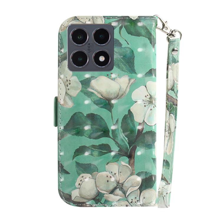 For Xiaomi 15T 5G 3D Colored Flip Leather Phone Case