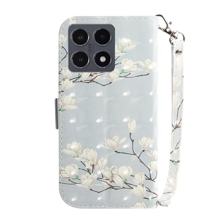 For Xiaomi 15T 5G 3D Colored Flip Leather Phone Case