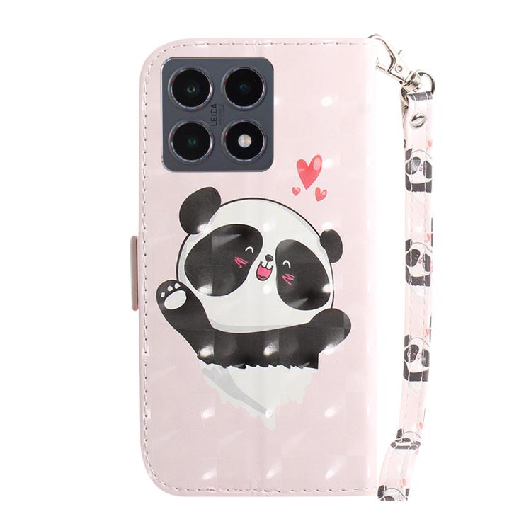 For Xiaomi 15T 5G 3D Colored Flip Leather Phone Case