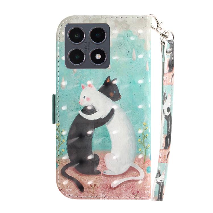For Xiaomi 15T 5G 3D Colored Flip Leather Phone Case