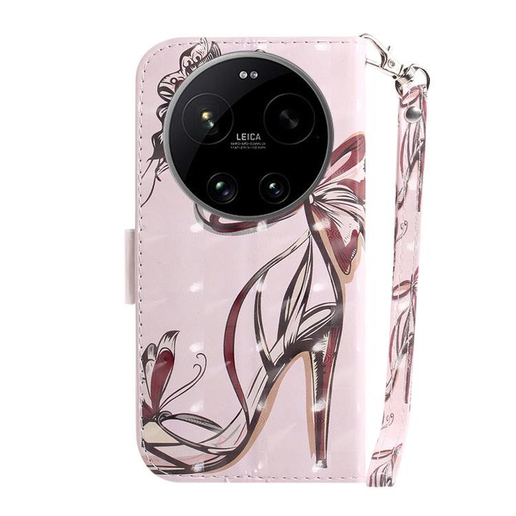 For Xiaomi 17 Ultra 3D Colored Flip Leather Phone Case