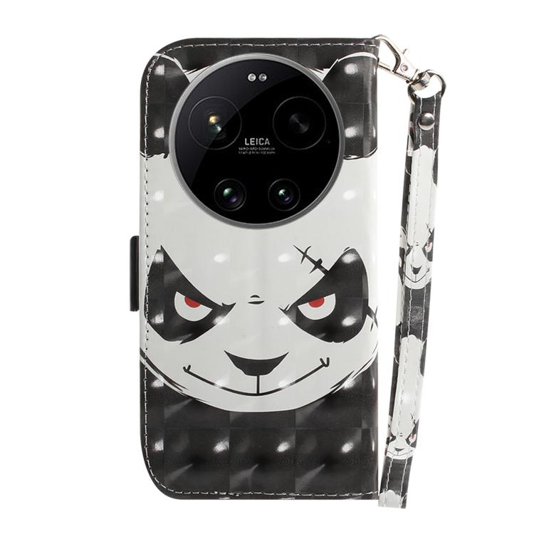 For Xiaomi 17 Ultra 3D Colored Flip Leather Phone Case