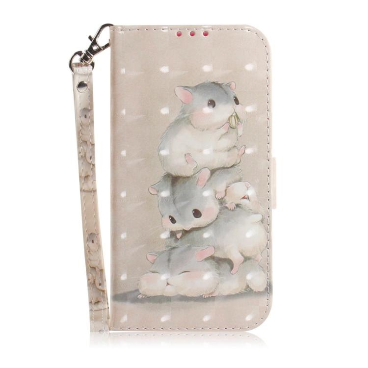 For Xiaomi 17 Ultra 3D Colored Flip Leather Phone Case