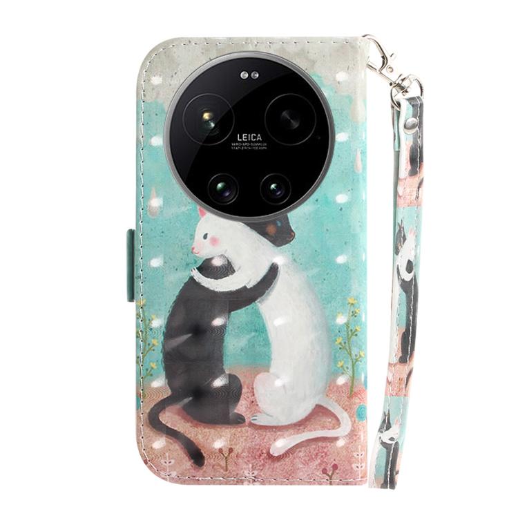 For Xiaomi 17 Ultra 3D Colored Flip Leather Phone Case