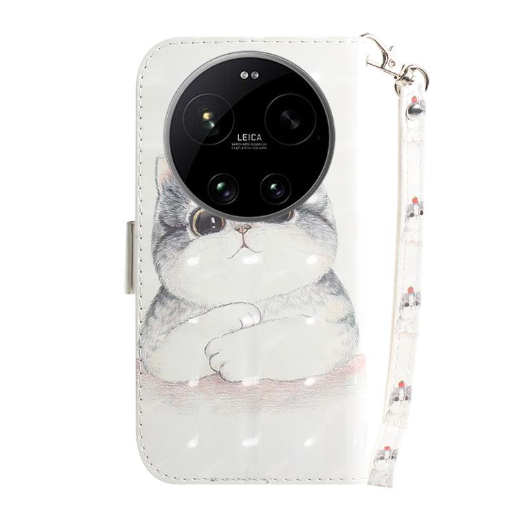 For Xiaomi 17 Ultra 3D Colored Flip Leather Phone Case