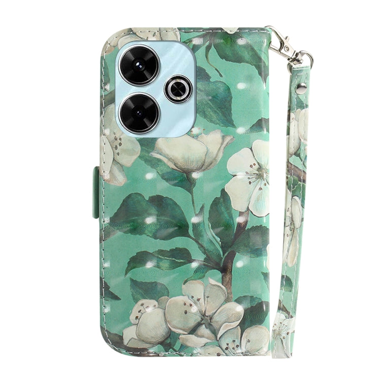 For Xiaomi Redmi 13 4G 3D Colored Flip Leather Phone Case