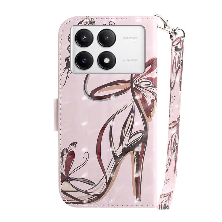 For Xiaomi Redmi K70 Pro / K70 3D Colored Flip Leather Phone Case
