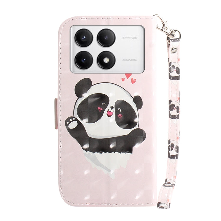 For Xiaomi Redmi K70 Pro / K70 3D Colored Flip Leather Phone Case