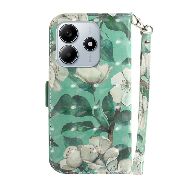 For Redmi Note 14 5G 3D Colored Flip Leather Phone Case