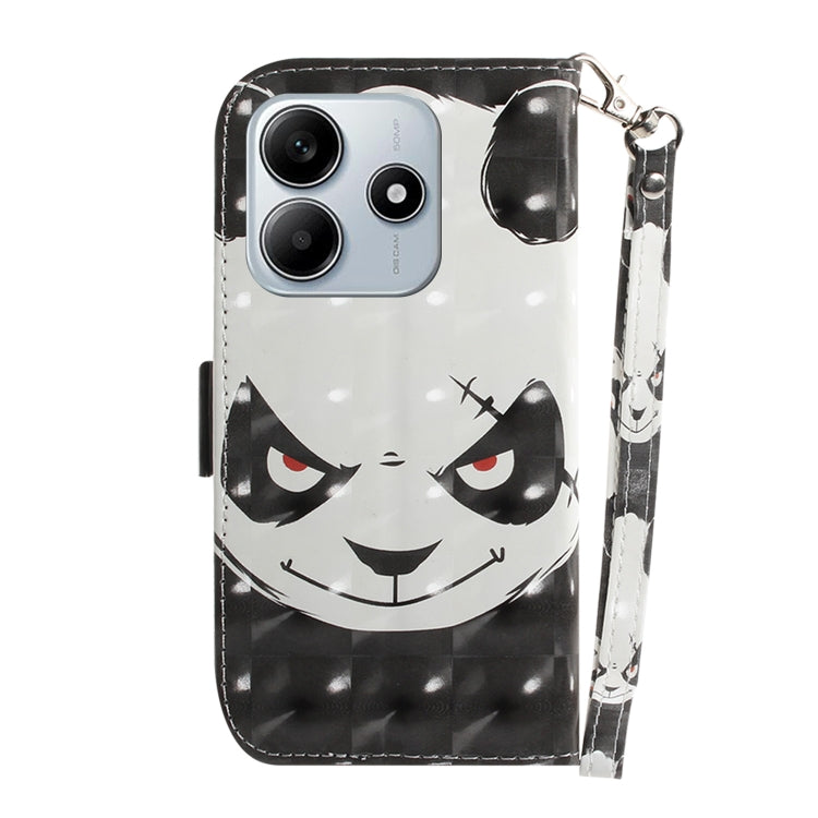 For Redmi Note 14 5G 3D Colored Flip Leather Phone Case