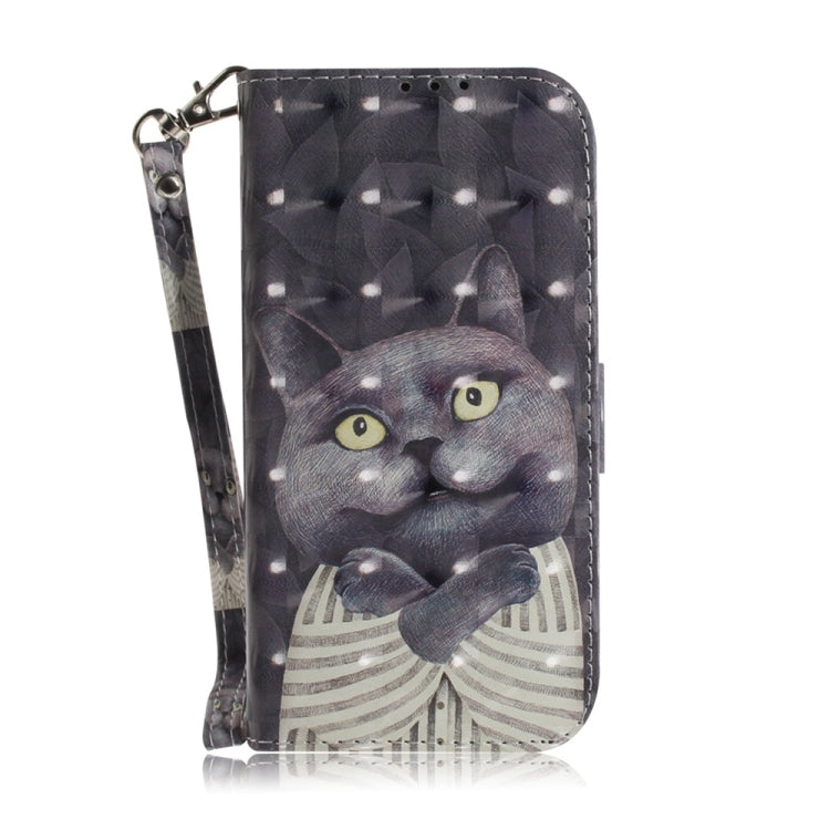 For Redmi Note 14 5G 3D Colored Flip Leather Phone Case