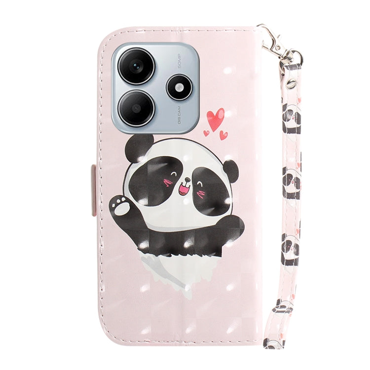 For Redmi Note 14 5G 3D Colored Flip Leather Phone Case