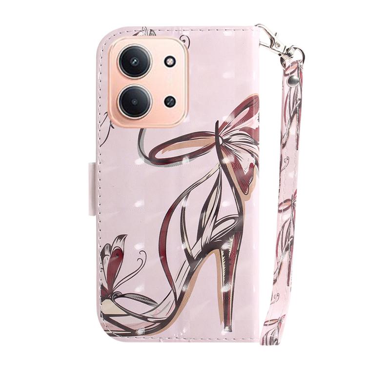 For Redmi 15C 5G / 4G EU 173mm / Poco C85 5G 3D Colored Flip Leather Phone Case