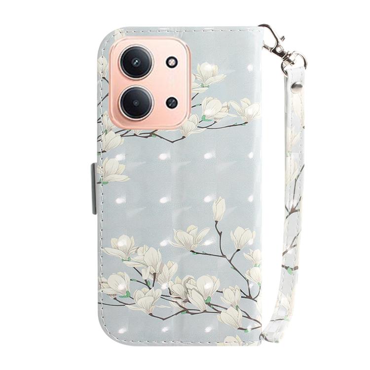 For Redmi 15C 5G / 4G EU 173mm / Poco C85 5G 3D Colored Flip Leather Phone Case