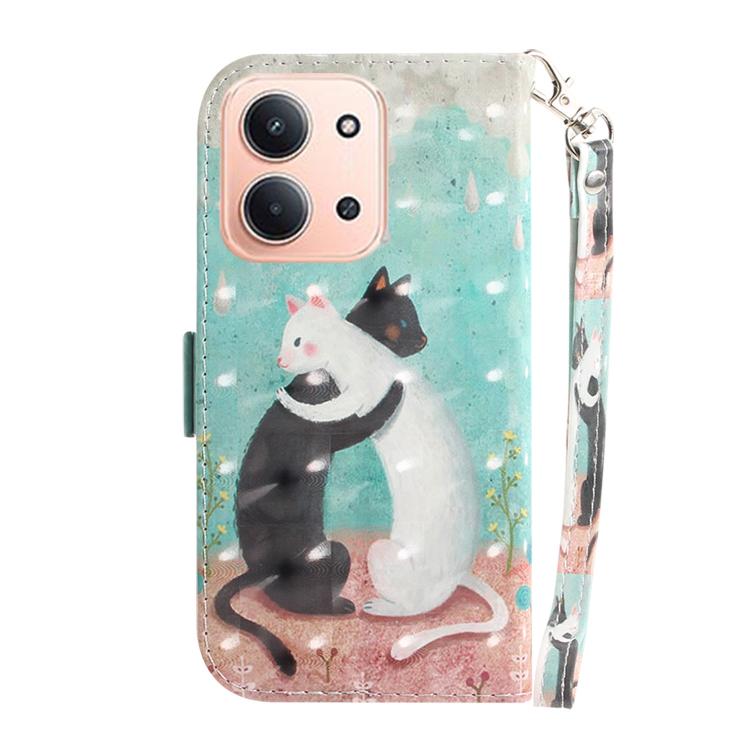 For Redmi 15C 5G / 4G EU 173mm / Poco C85 5G 3D Colored Flip Leather Phone Case